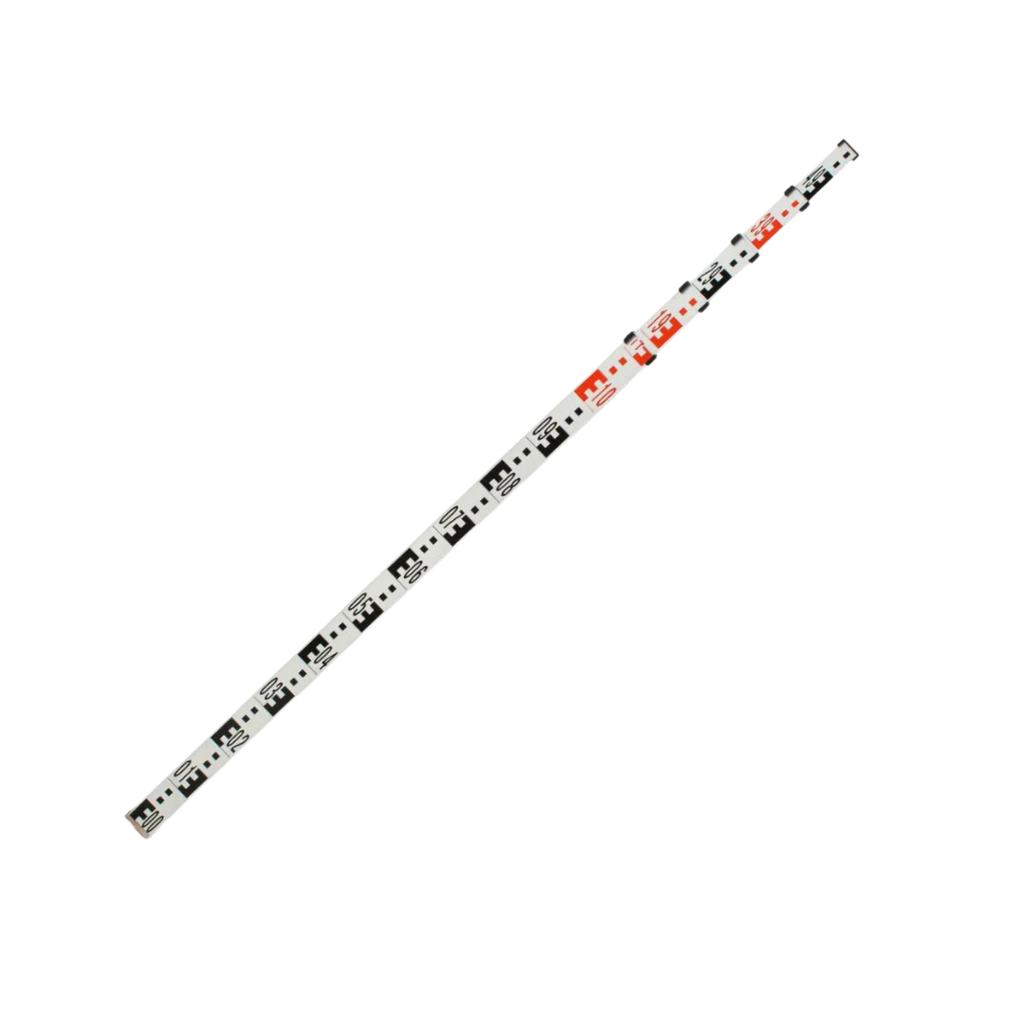 5.0m Telescopic Staff &quot;E&quot; Face - Aluminium