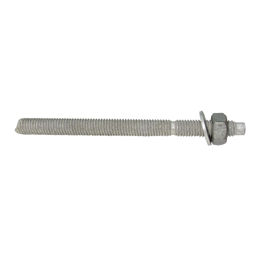 Chemical Anchor Stud Gal M10 x 130mm w/nuts &amp; washers (ea/10Box)