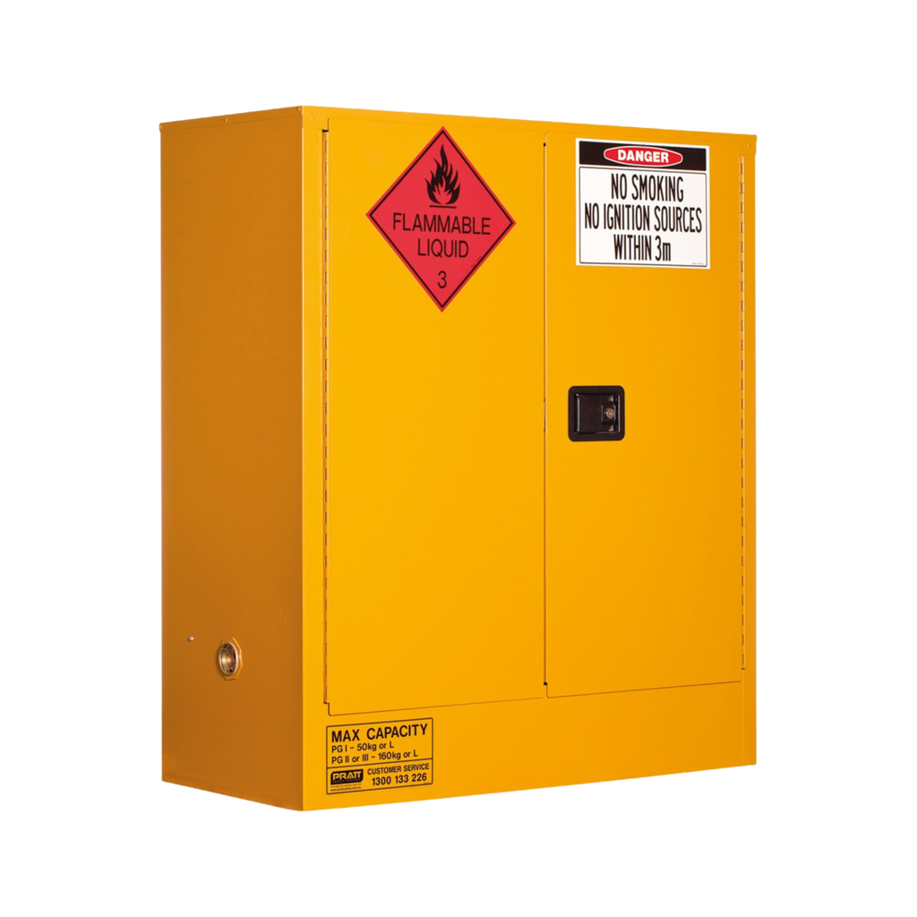 Flammable Safety Cabinet 160L - 1295mmH x 1115mmW x 500mmD