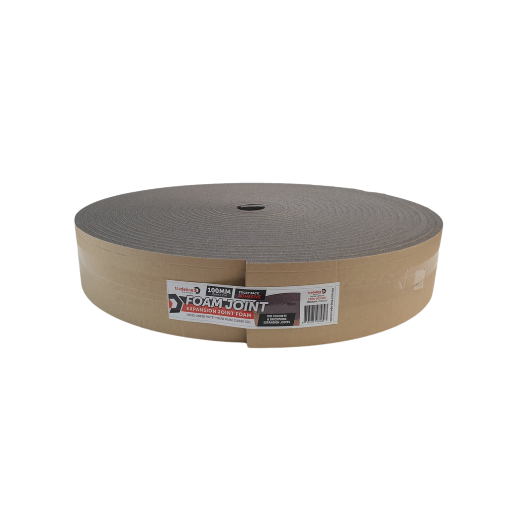 Foam Joint 100mm x 25m - Sticky Back