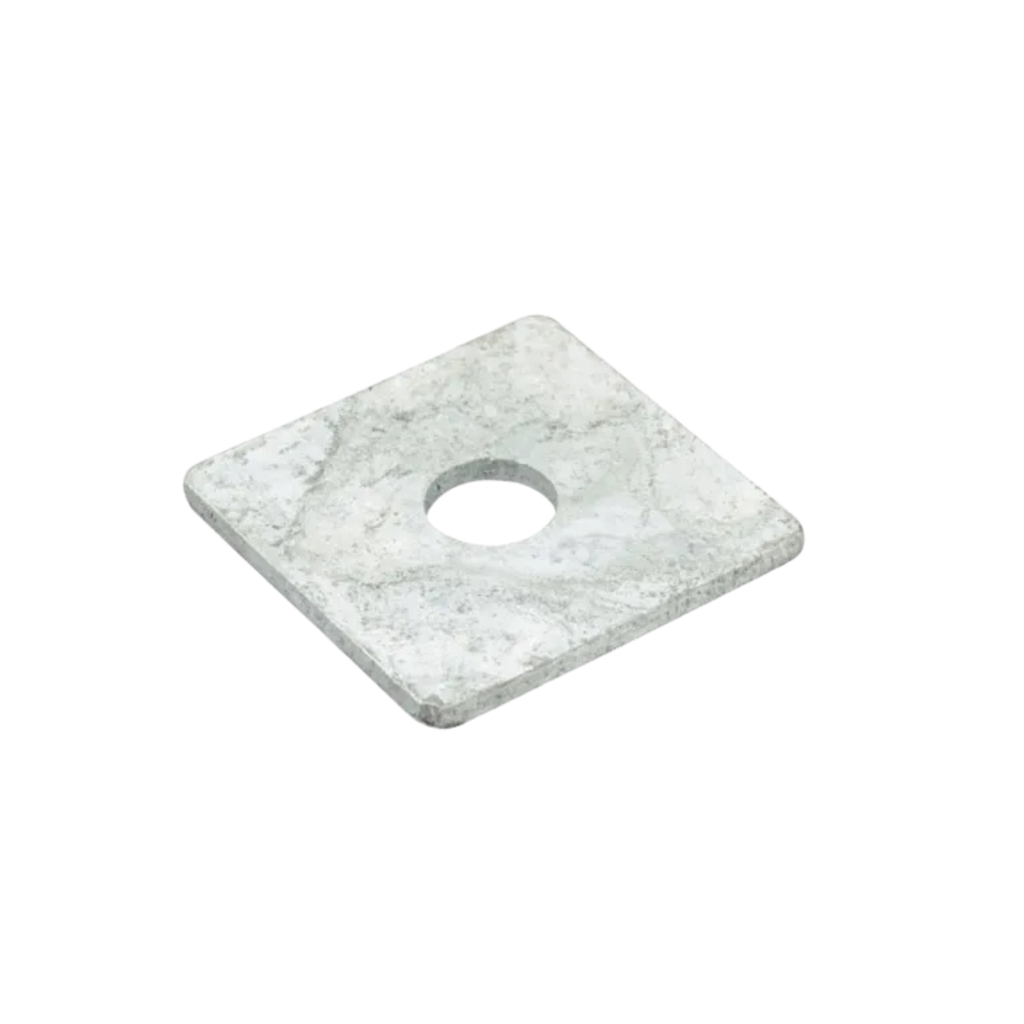 M10 50 x 50 x 5mm Square Washer Gal (ea/100Box)