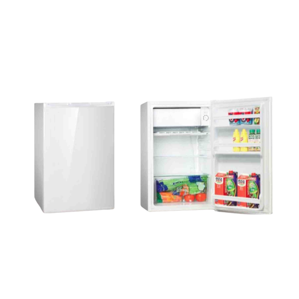 Small Bar Fridge Solid Door 120L - 515mm W x 820mm H x 543mm D - White 