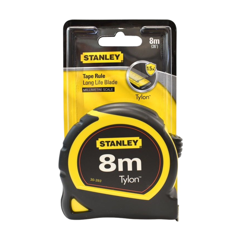 Stanley 8m Tylon Tape - Metric