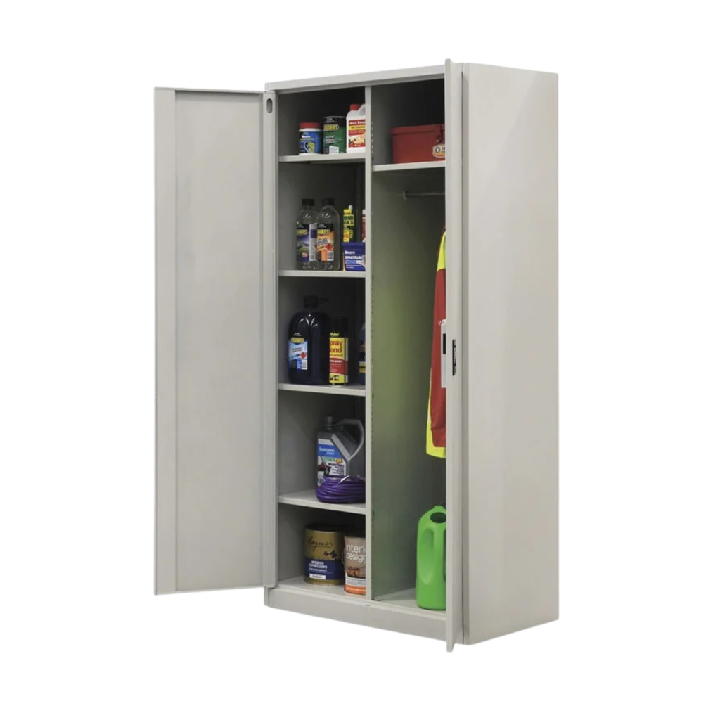 Two Door Lockable Storage Cabinet - 1000mm (W) x 500mm(D) x 1850mm(H)