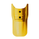 Traffic Lane Separator End Caps (Pair) - Recycled Rubber - Yellow