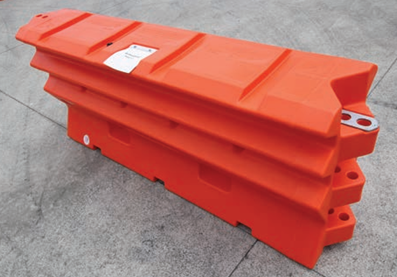 ArmorZone Plastic Water Barrier MASH TL1/ TL2 2000mmL x 860mmH x 450mmW