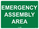 Safety Sign 600 x 450mm - Emergency Assembly Area