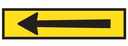 QLD Multi Message 1200 x 300mm Class 1 Reflective - Left Arrow Symbol