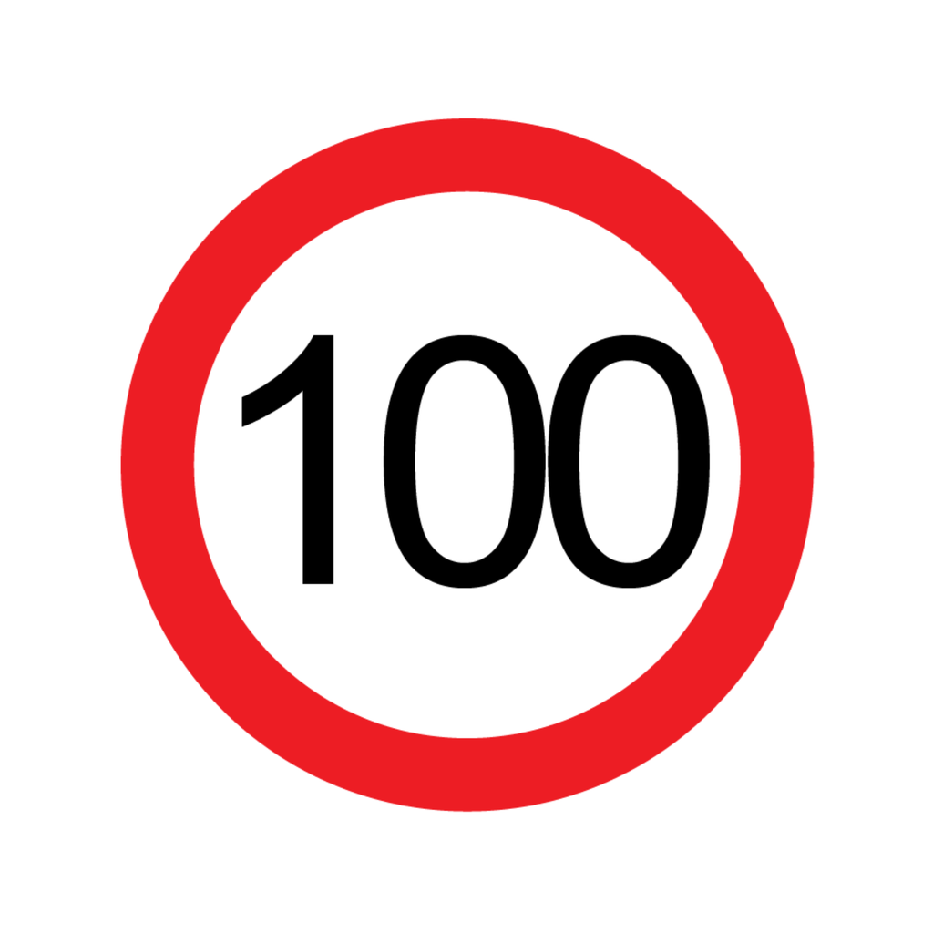 Victoria Multi Message Sign 600 x 600mm Class 1 Reflective - 100km