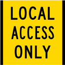 Victoria Multi Message Sign 600 x 600mm Class 1 Reflective - Local Access Only