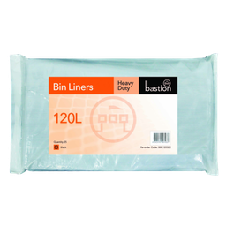 [GARBAG120] 120L Garbage Bags/Wheelie Bin Liners 30 Micron - (Pack of 25)