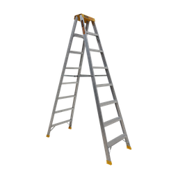 [DBSTEP8AL] 8ft Double Sided Step Ladder - 150kg Industrial