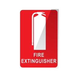 [705LSP] Fire Extinguisher Poly Sign 150 x 225