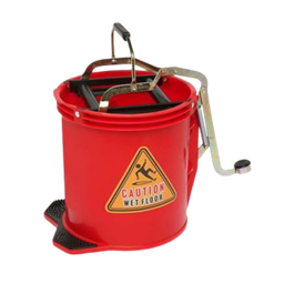 [WRBUK] Plastic Mop Wringer Bucket 16L - RED
