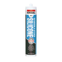 [SILBATHWH] White Kitchen and Bathroom Silicone 300g - Neutral Cure (ea/12 box)