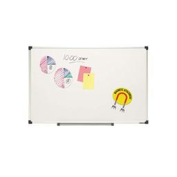 [WHITEBOARD1890] Whiteboard Magnetic 1800 x 900mm w/- Alum Frame