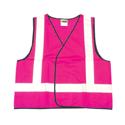 [DAY/NIV-FP-XS] Hi Viz Day/Night Safety Vest - Fluro Pink Size X Small