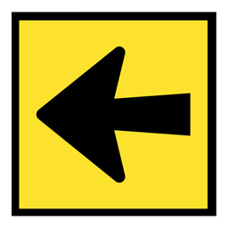 QLD Multi Message 600 x 600mm Class 1 Reflective  - Arrow Symbol